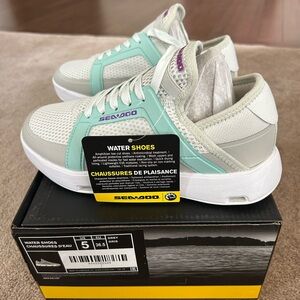Sea-Doo Mint and White Water Shoes